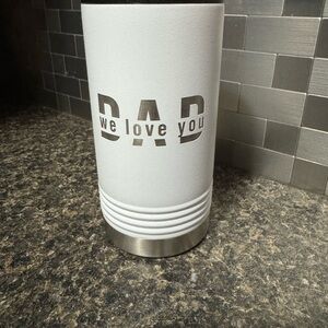 We Love You Dad White Tumbler